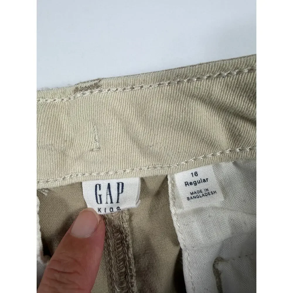 Gap Kids Boys Chino Shorts Blue Khaki Bundle Size 16